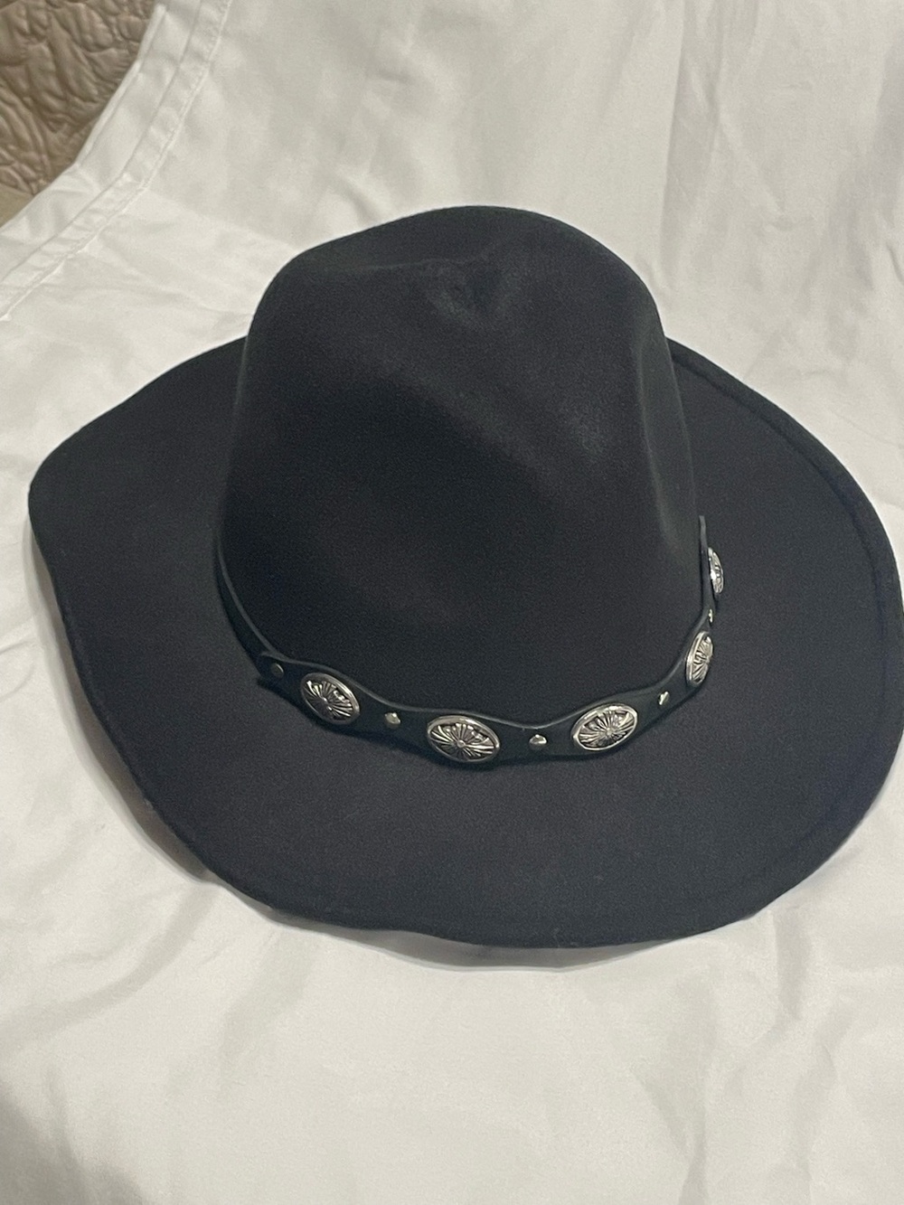 NWOT Black Felt Cowboy Hat